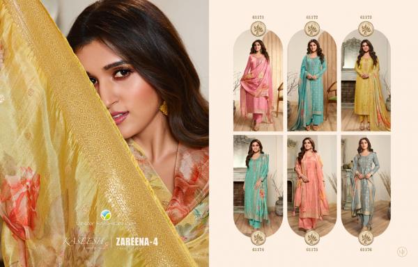 Vinay Kaseesh Zareena 4 Jacquard Designer Wear Salwar Suits Collection